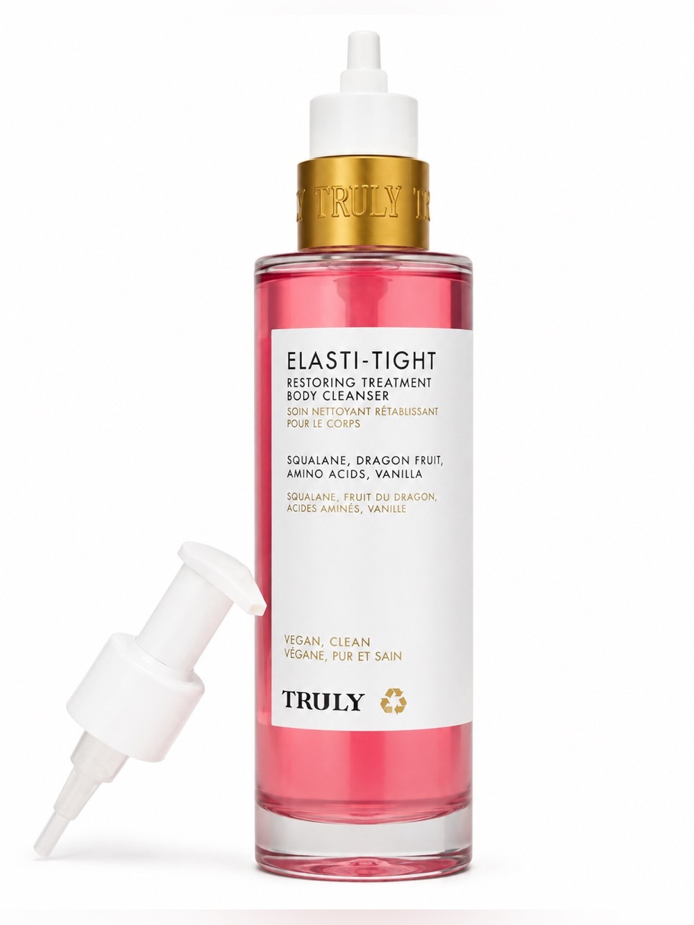 TRULY Elasti-Tight Restoring Body Cleanser Squalane Dragon Fruit Vanilla New NIB